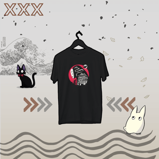 Nome do produto Camiseta Studio Ghibli - Viajem de Chihiro Kaonashi