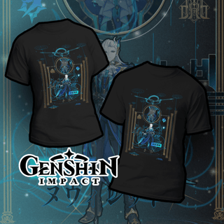 Camiseta Genshin Impact - Neuvillette Dark Colors