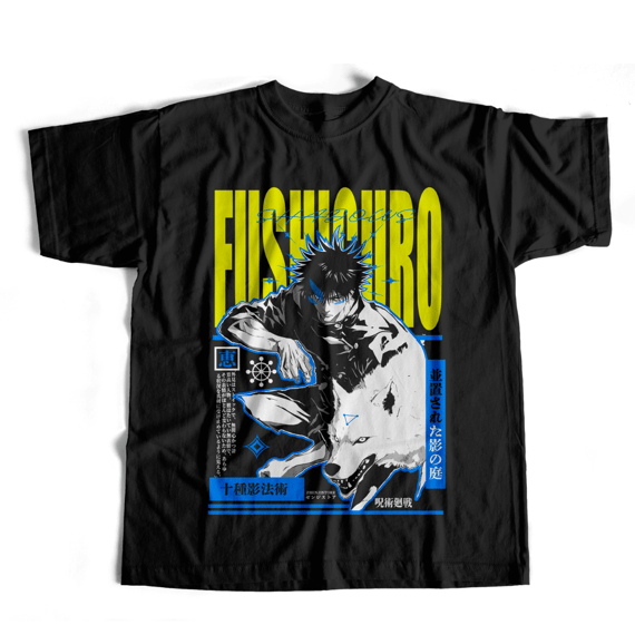 Camiseta Megumi Shadows - dark colors