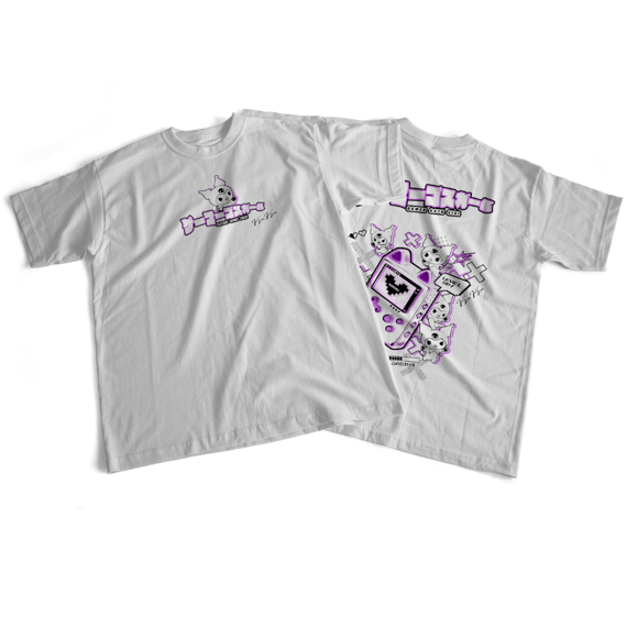 Camiseta frente e verso Gamer Goth Girl