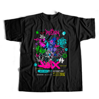 Camiseta LOL - Jinx dark colors