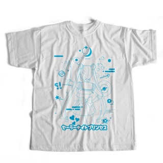 Nome do produto Camiseta Princess Moon - Blue version