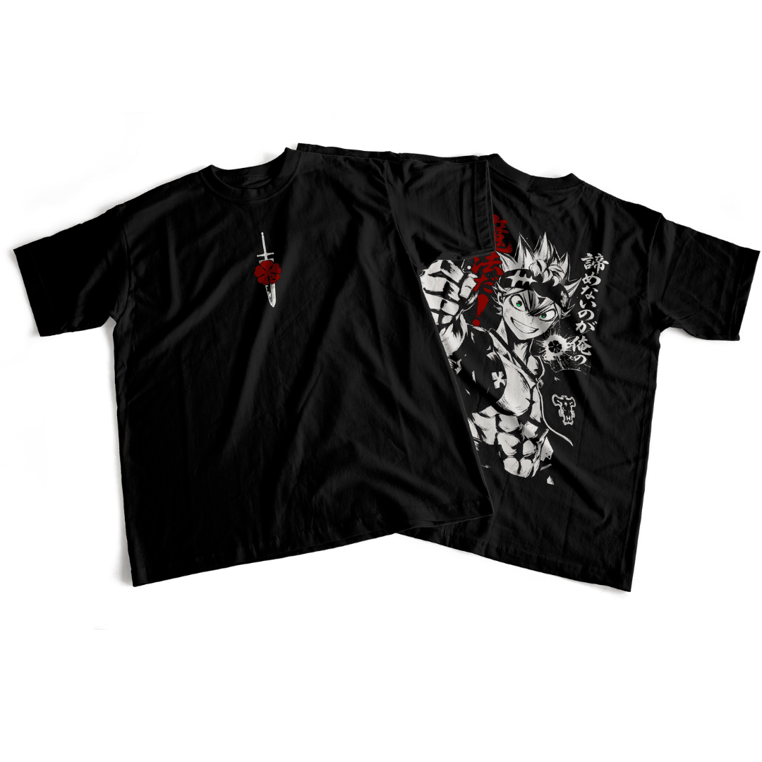Camiseta frente e verso King Asta - cores escuras