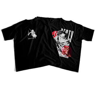 Camiseta frente e verso Ackerman Soldier - dark colors