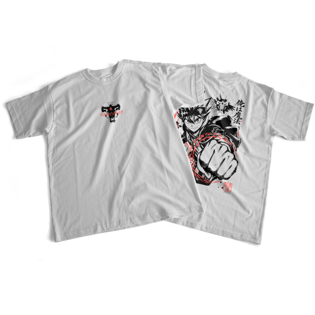 Camiseta frente e verso Anti Magic Asta