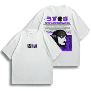 Nome do produto Oversize frente e verso Uzumaki Spiral of Madness