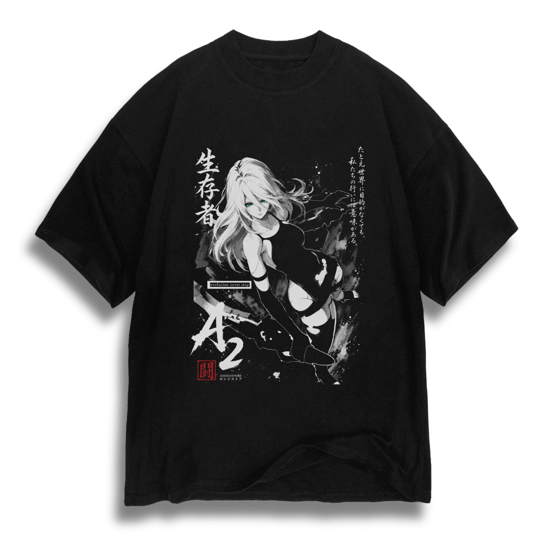 Oversize Nier A2 (preto)