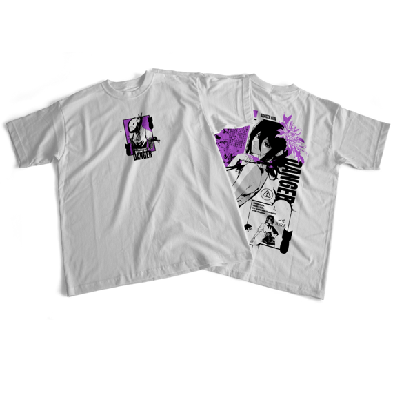 Camiseta frentee verso Reze Danger Bomb