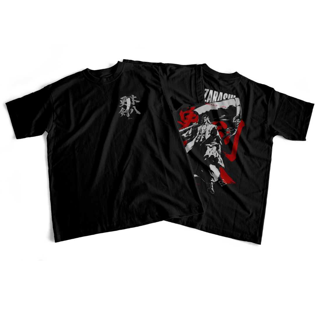 Camiseta frente e verso Zaraki Awakening - cor escura