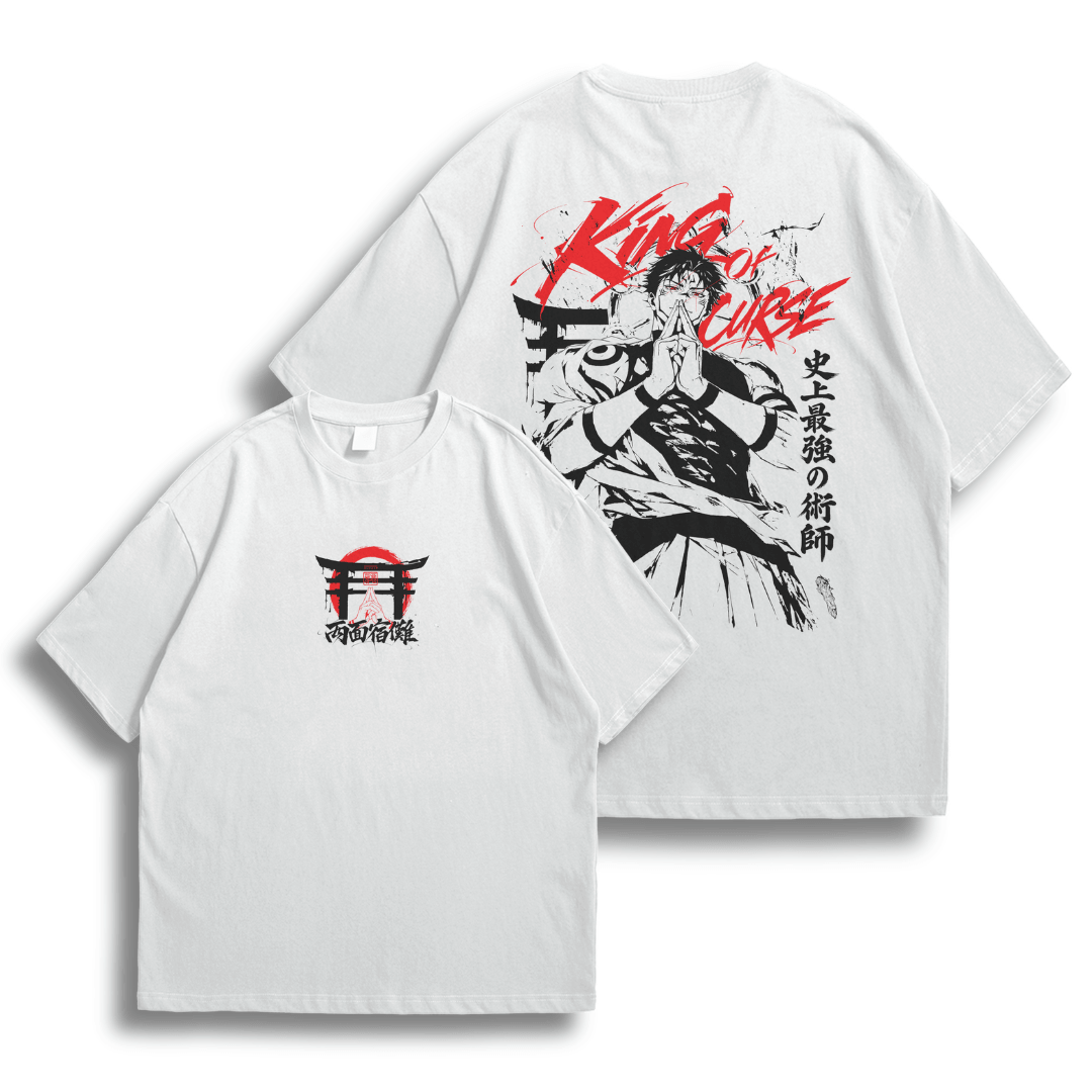 Oversize frente e verso Sukuna King of Curse 