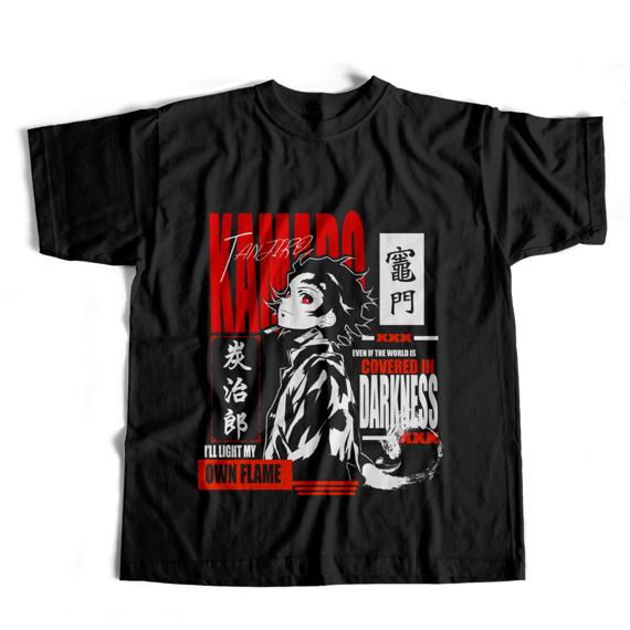 Camiseta Tanjiro Slayer - dark colors