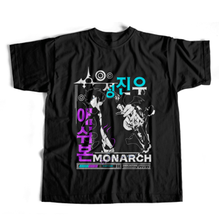 Camiseta Solo Leveling - Sung Jin Woo dark colors