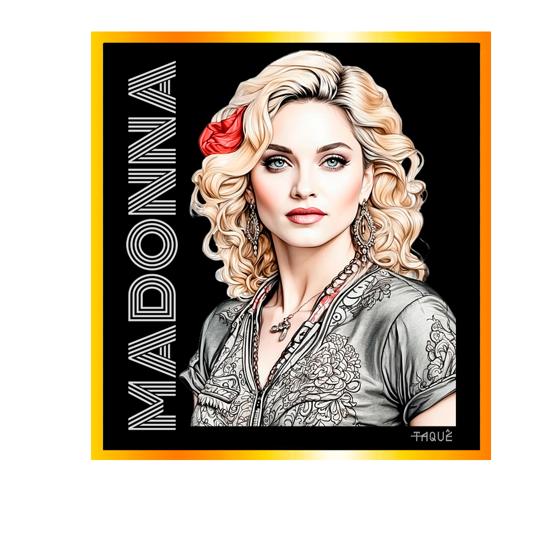 Nome do produto: Camiseta Plus Size Lendas - Madonna