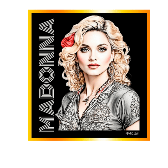 Camiseta Plus Size Lendas - Madonna