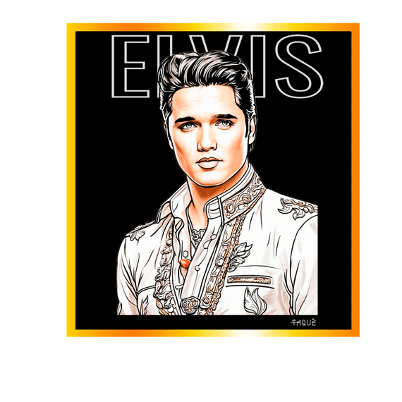 Camiseta Plus Size Lendas - Elvis