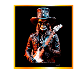Nome do produtoCamiseta Taquê Caveira Guitarrista