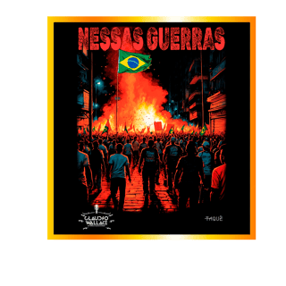 Nome do produtoCamiseta Claudio Wallace - Nessas Guerras