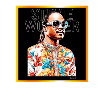 Nome do produtoCamiseta Taquê Lendas - Stevie Wonder