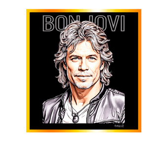 Nome do produtoCamiseta Taquê Lendas - Bon Jovi