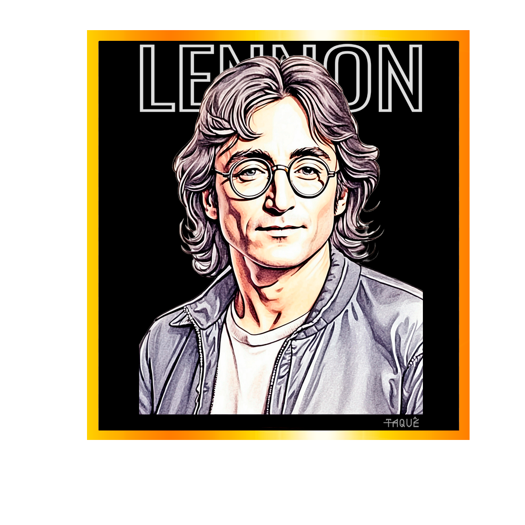 Nome do produto: Camiseta Plus Size Lendas - Lennon