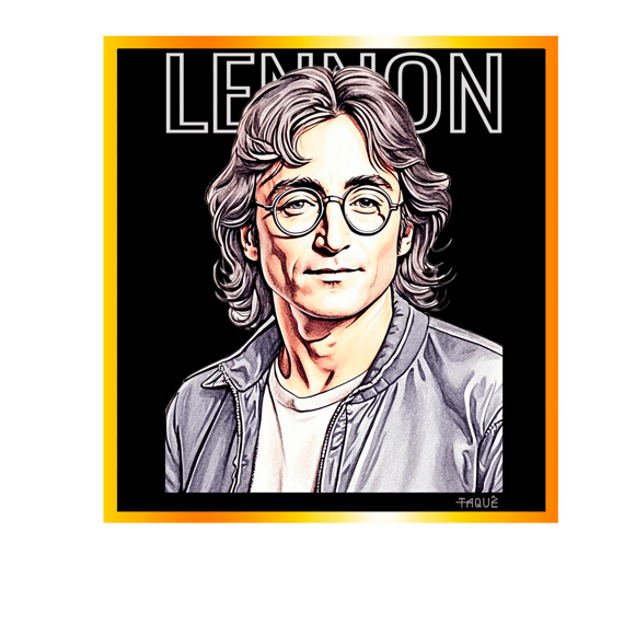 Camiseta Plus Size Lendas - Lennon