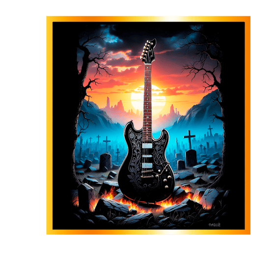 Camiseta Taquê Graveyard Fender Plus Size