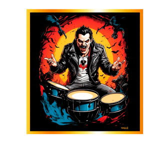 Nome do produtoCamiseta Vampiro Roqueiro