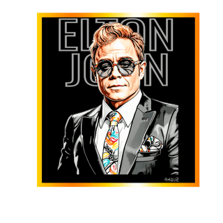 Nome do produtoCamiseta Taquê Lendas - Elton John