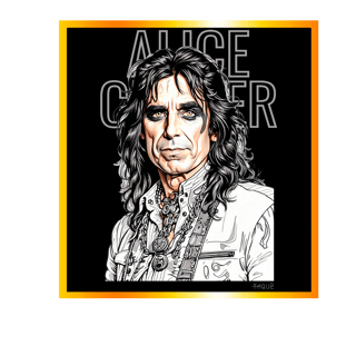 Nome do produtoCamiseta Taquê Lendas - Alice Cooper