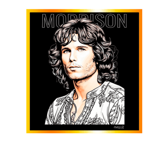 Nome do produtoCamiseta Taquê Lendas - Jim Morrison