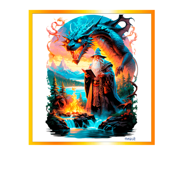 Camiseta Plus Size Dragon Spell