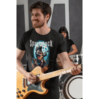 Nome do produto T-shirt Prime - Astronauta Guitar