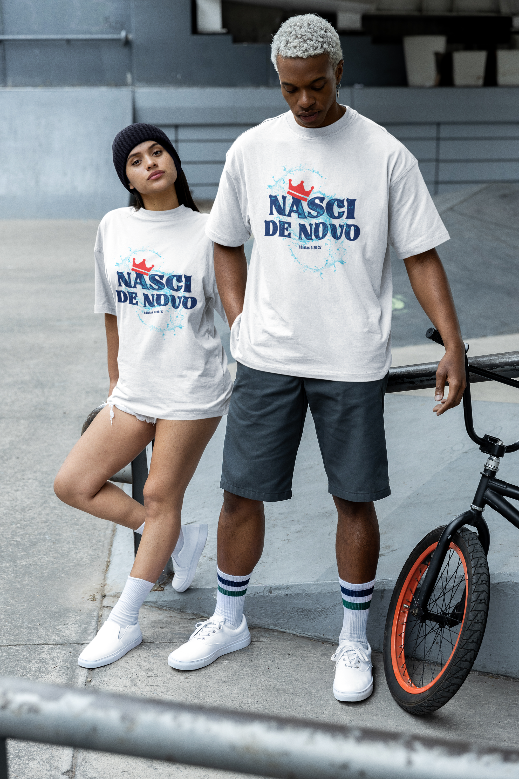 Camisa Oversized Nasci De Novo
