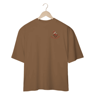 Nome do produto Camiseta Oversized Mushrooms - Marrom