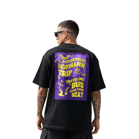 Camiseta Oversized Hofmann Trip - Preto