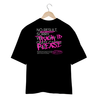 Nome do produto Camiseta Oversized Track ID - Preto
