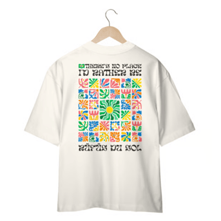 Nome do produto Camiseta Oversized Rüfüs Du Sol - Off White