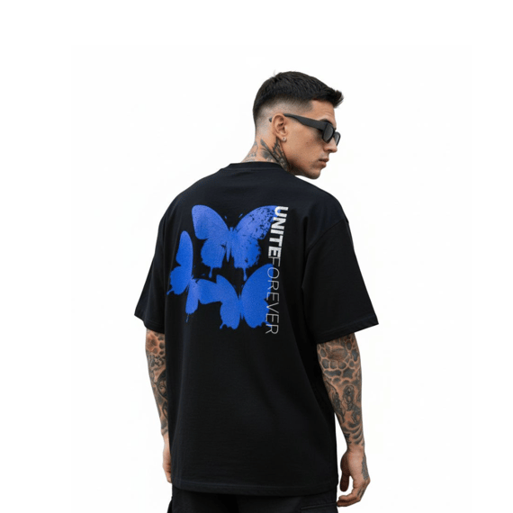 Camiseta Oversized Unite Forever TML Brasil 2025 Ed. Limitada - Preto