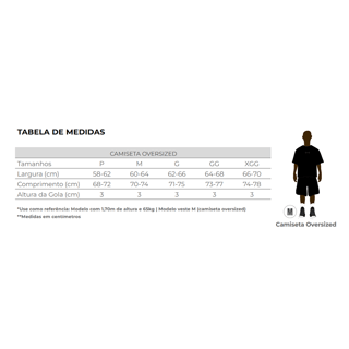 Nome do produto Camiseta Oversized Unreal - Preto