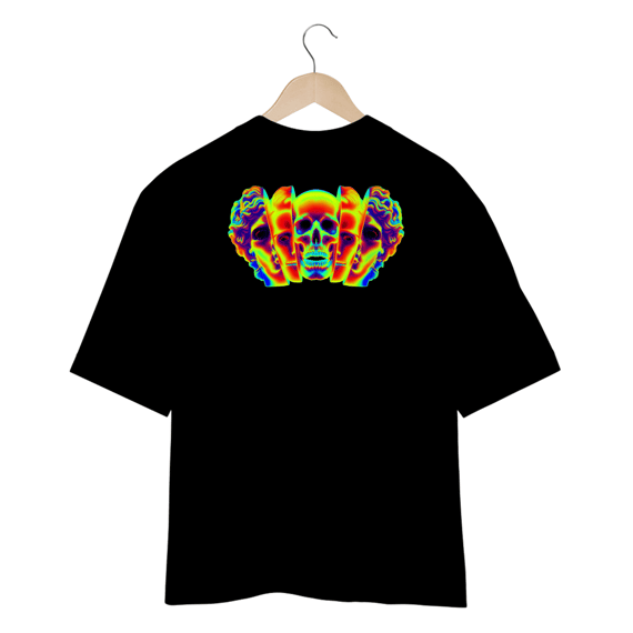 Camiseta Oversized Unreal - Preto