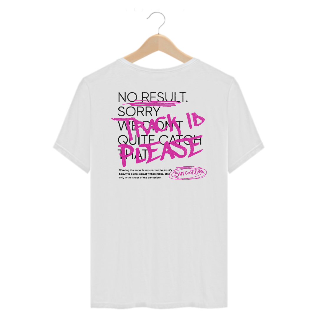 Camiseta Casual Track ID - Branco