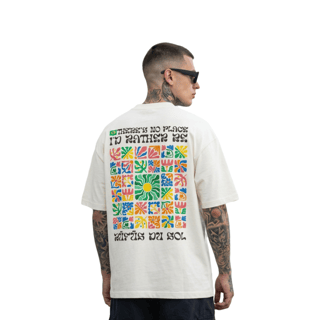 Nome do produto Camiseta Oversized Rüfüs Du Sol - Off White