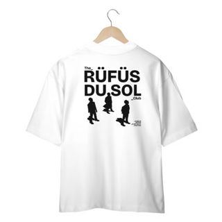 Nome do produto Camiseta Oversized Rüfüs Du Sol Club Ed. Limitada - Branco