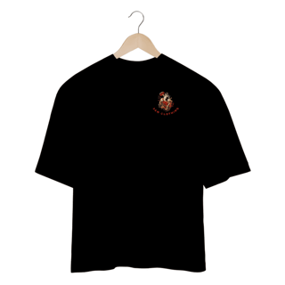 Nome do produto Camiseta Oversized Mushrooms - Preto