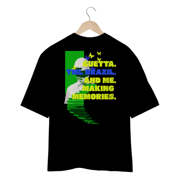 Camiseta Oversized TML Brasil 2025 Ed. Limitada - Preto