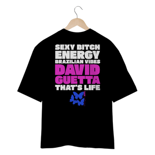 Nome do produto Camiseta Oversized David Guetta TML Brasil 2025 Ed. Limitada - Preto
