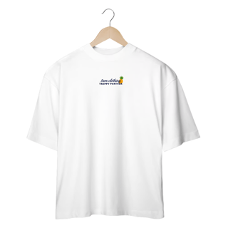 Nome do produto Camiseta Oversized Abacaxi - Branco