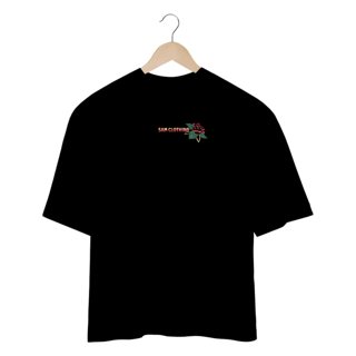 Nome do produto Camiseta Oversized PLUR - Preto