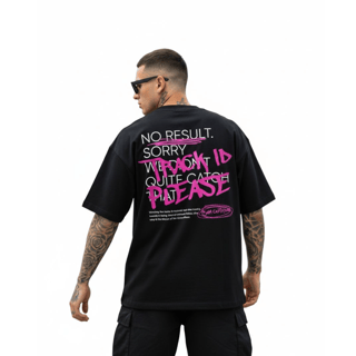 Nome do produto Camiseta Oversized Track ID - Preto
