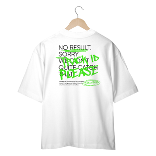 Nome do produto Camiseta Oversized Track ID - Branco